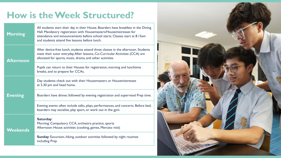 A week in the life of an Epsom Boarding Student
